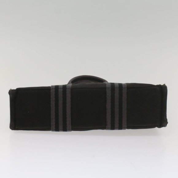 AUTHENTICITY GUARANTEED HERMES Fourre Tout PM Hand Bag Canvas Black - Picture 6 of 16